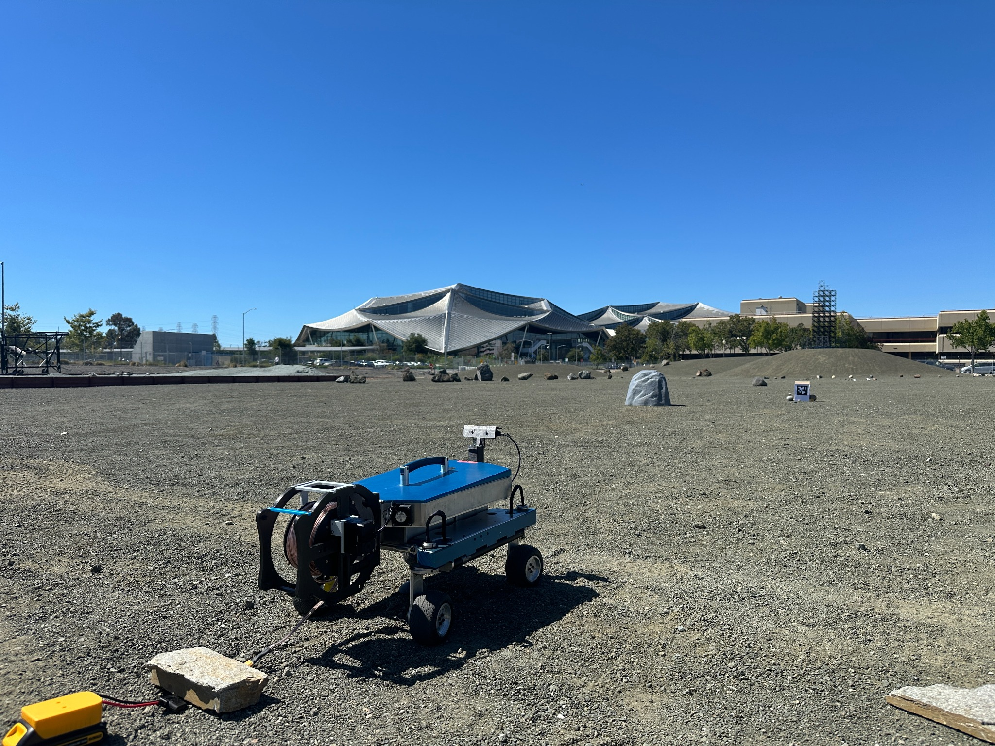K10-Mini rover during outdoor field testing at NASA Ames